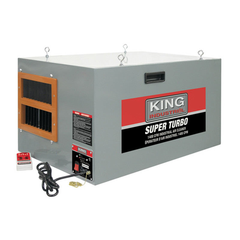 King Industrial KING-KAC-1400 1400 CFM Air Cleaner