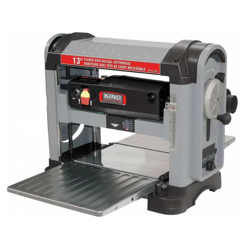 King Industrial KING-KC-13HPC 13in Planer With Helical Cutterhead