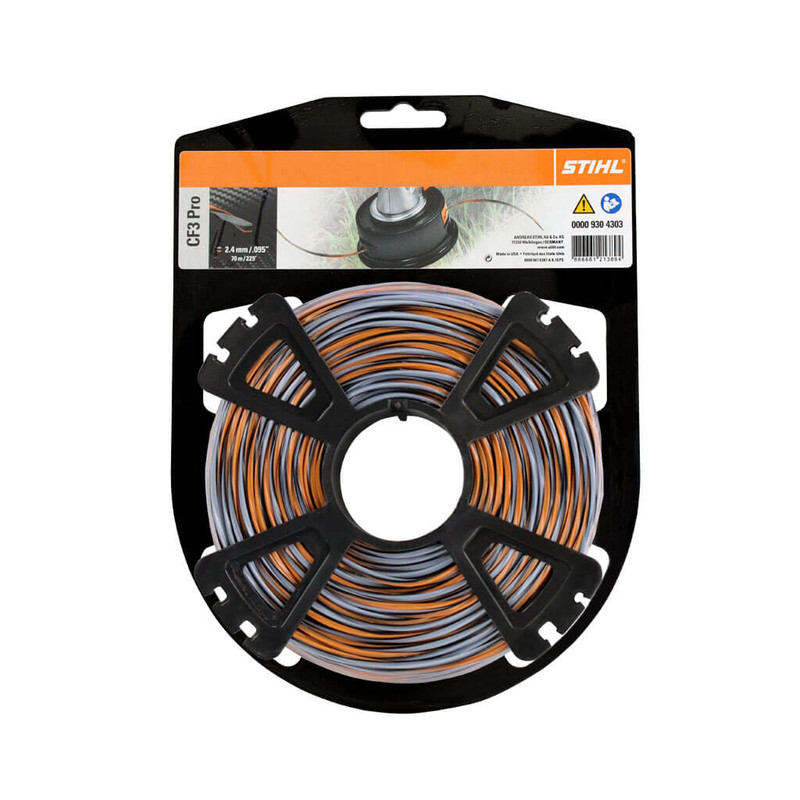 Stihl STIHL-00009304303 Premium Round Line - .095 1lb Carbon Line CF3 Pro