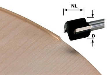 Festool FES-491666 Cutter Edge Trimming HW D19/16