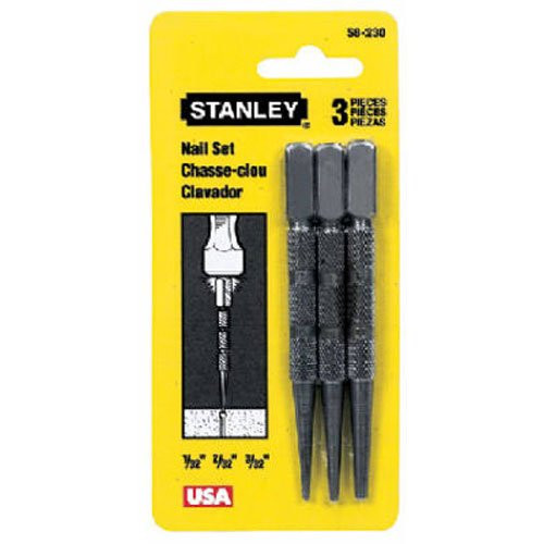 Stanley ST-58-230 Piece Steel Nail Set Pack - 1/32 - 3/32