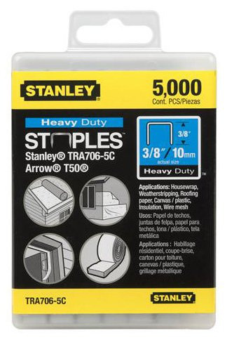 Stanley ST-TRA706-5C Heavy Duty Gauge Staples