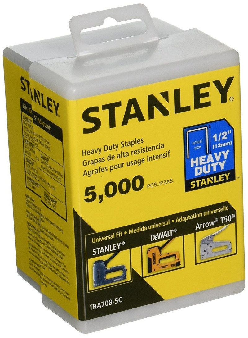 Stanley ST-TRA708-5C 1/2in Heavy Duty Staples
