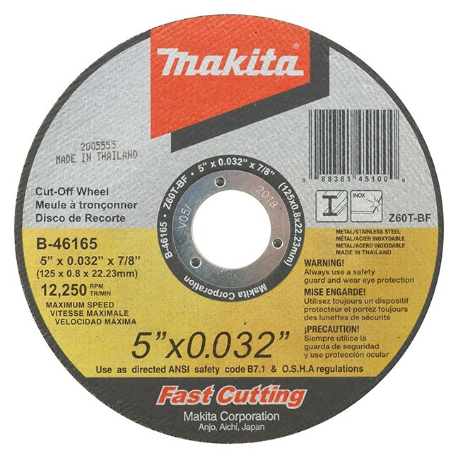 Makita MAK-A-96447-25 Ultra-Thin Kerf Cut Off Wheels - 25 Pack