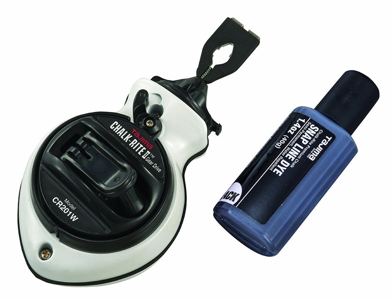 Tajima TAJ-CR201W-P Extra Bold Marking, Chalk Snap-Line, Black Dye