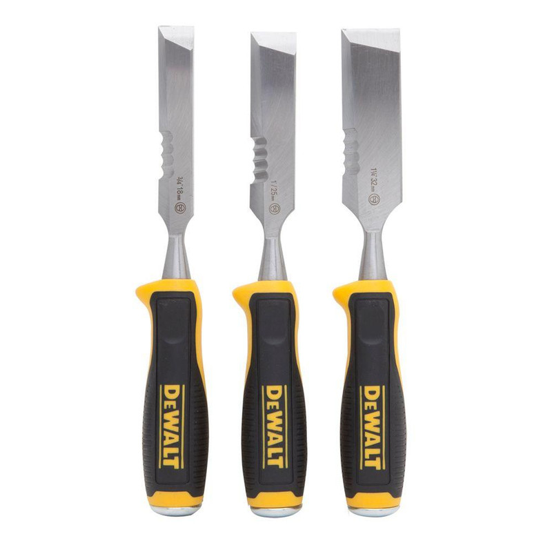 DEWALT DEW-DWHT16148 3pc Side Strick Wood Chisel Set