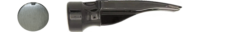 Martinez MTZ-4241 M1 15oz Smooth Face Framing Hammer Head - Black