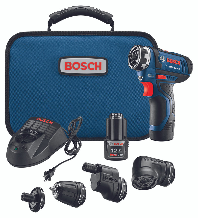 Bosch BOS-GSR12V-140FCB22 12V 5-in-1 Flexiclick System