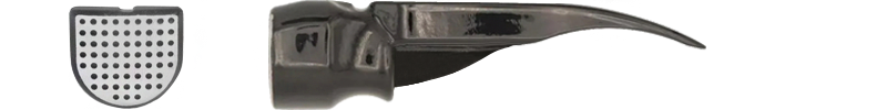 Martinez MTZ-4242 M4 12 oz Hammer Head, Color: Black, Finish: Dimple Face