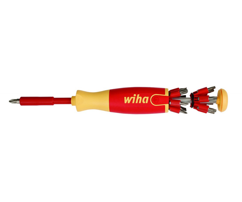 Wiha Tools WIHA-38051 1/4in 13-in-1 Insulated Pop-Up Insert Bit Holder