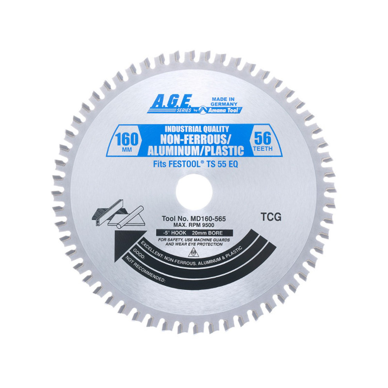 Amana AMA-MD160565 Aluminum/Plastic Blade for Festool TS 55