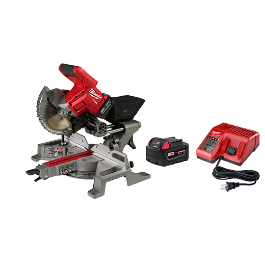 Milwaukee MIL-2733-21 M18 FUEL 7-1/4in Dual Bevel Sliding Compound Miter Saw Kit