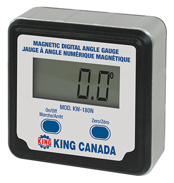 King Canada KING-KW-180N Magnetic Digital Angle Gauge
