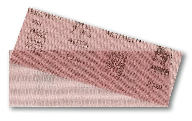 Mirka Abrasives MIR-9A-150-X Abranet Sanding Net Grip Sheet - 2.75 x 8in (50 pk)