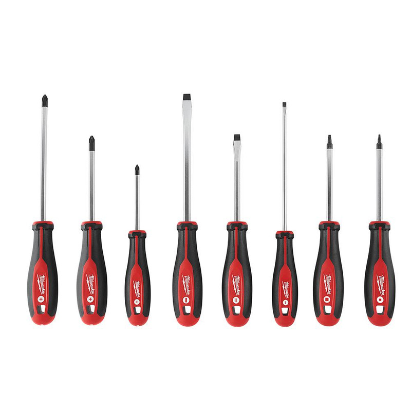 Milwaukee MIL-48-22-2718 8pc Screwdriver Kit with Square