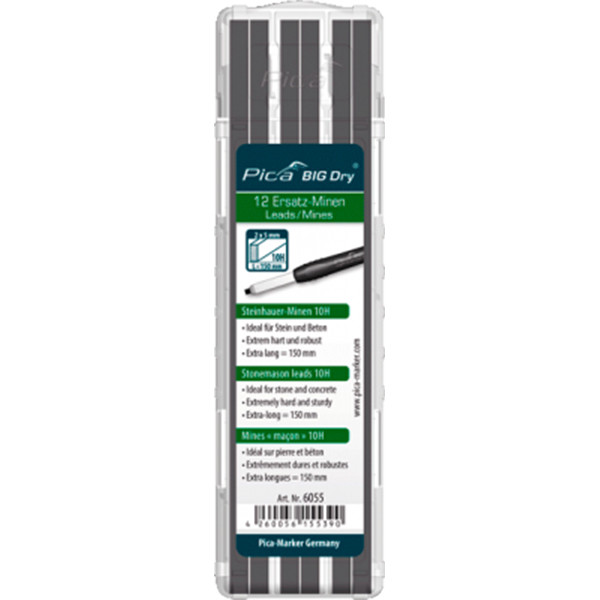 Pica-Marker PICA-6055 Big Dry Refill Stonemason Leads 10H