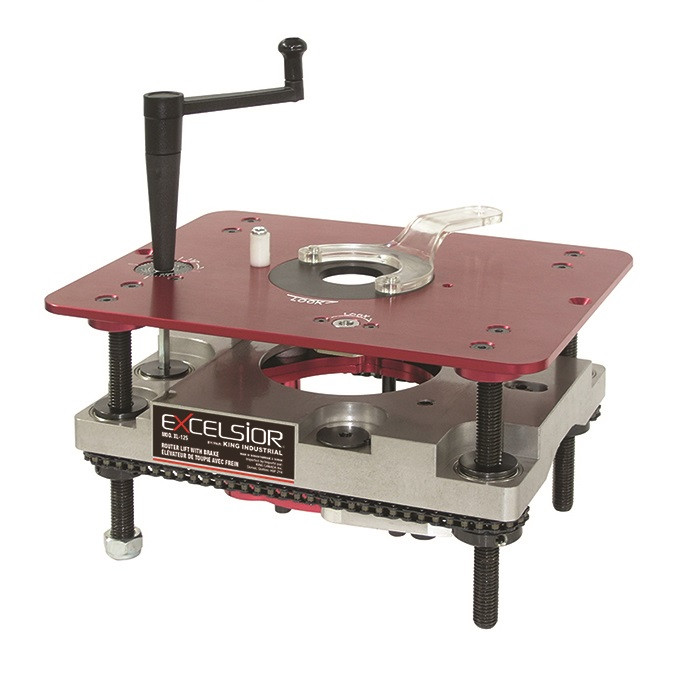 King Canada KING-XL-125 Router Lift With Height Lock