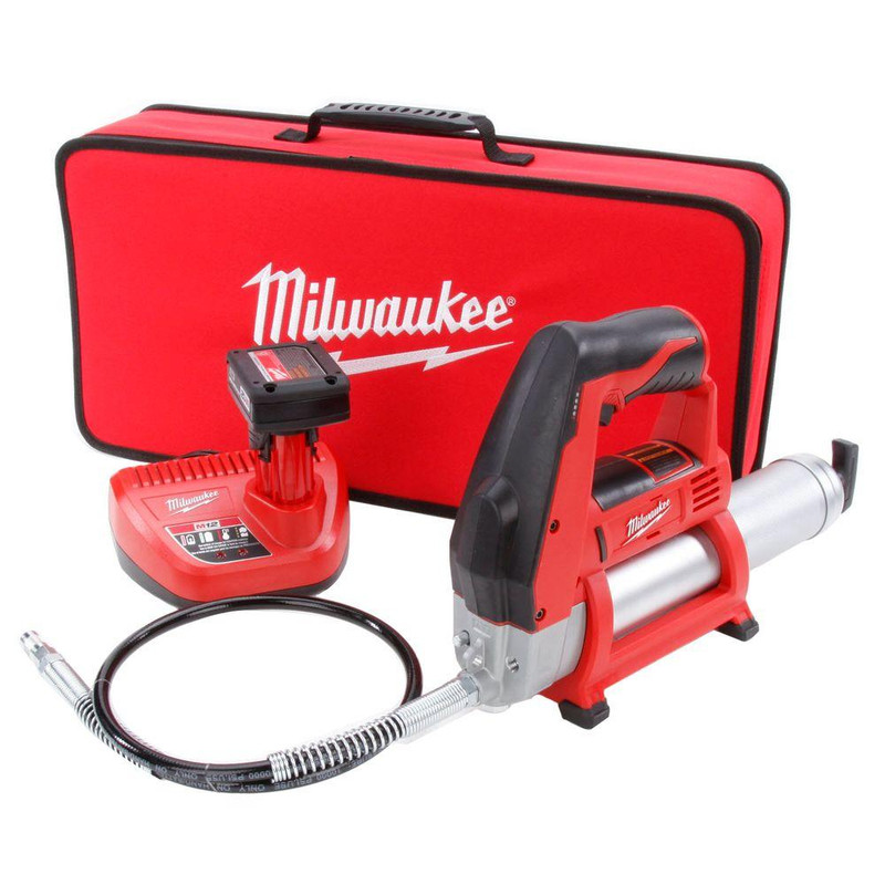 Milwaukee MIL-2446-21XC M12 Cordless LITHIUM-ION Grease Gun Kit