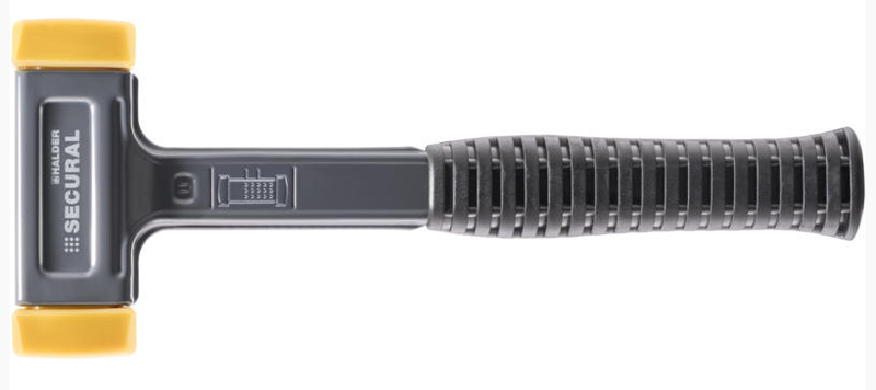 Halder HAL-3380040 Secural Dead Blow Hammer Rectangular Polyurethane Faces 24oz