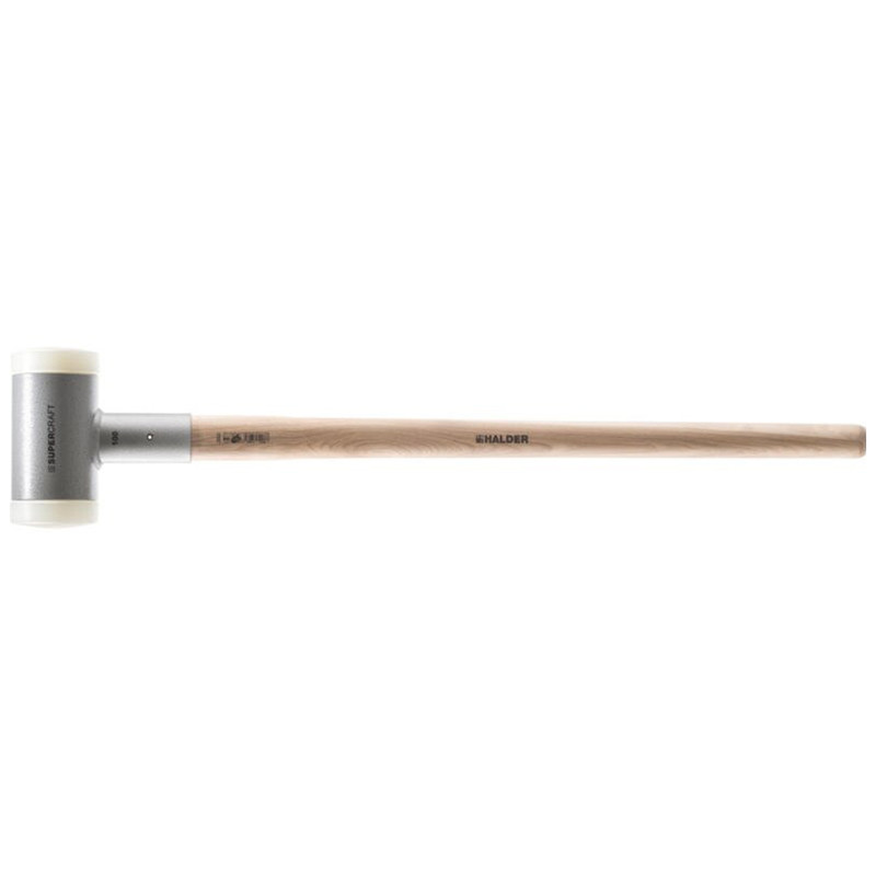 Halder HAL-3366081 81 SuperCraft Dead Blow Sledge with Hickory Handle Nylon Faces 10lbs