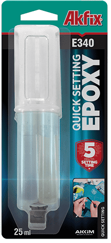 Akfix AK-E340 25ml Quick Setting Epoxy