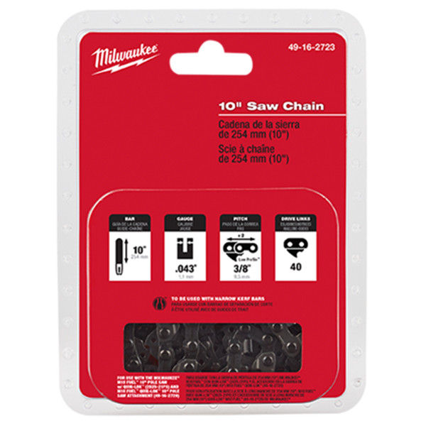 Milwaukee MIL-49-16-2723 10in Pole Saw Replacement Chain