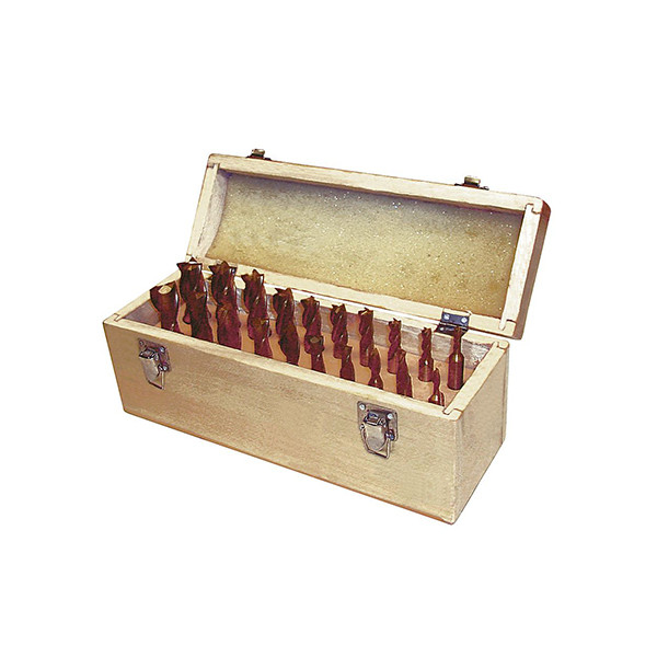King Canada KING-KM-120 20pc. Titanium Coated End Mill Set