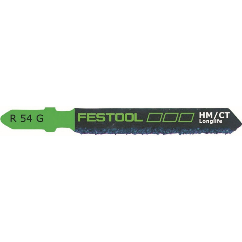 Festool FES-204344 R54G Carbide Tipped Jigsaw Blades, 2 1/8 in, 1-pk