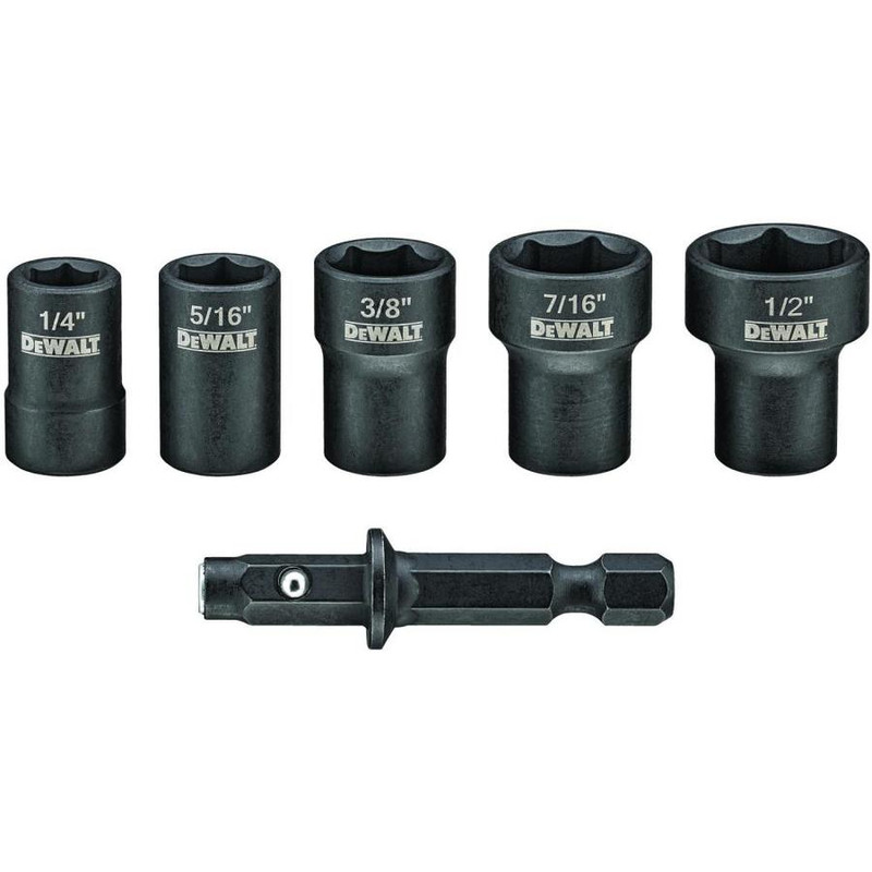 DEWALT DEW-DWADND-5 5 pc Detachable Nut Driver Set
