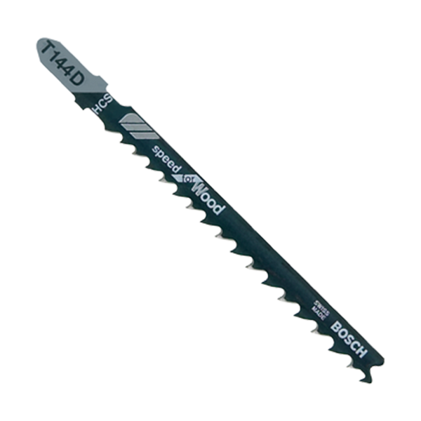 Bosch BOS-T144D100 100 pc. 4in. 6 TPI Speed for Wood T-Shank Jig Saw Blades