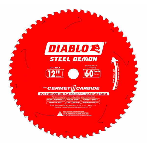 Diablo FRE-D1260CF 12X60T Steel Saw Blade