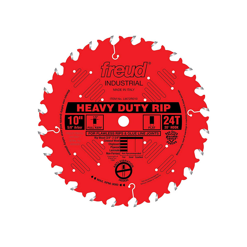 Freud FRE-LM72R010 10in X 24T Heavy Duty Rip Blade