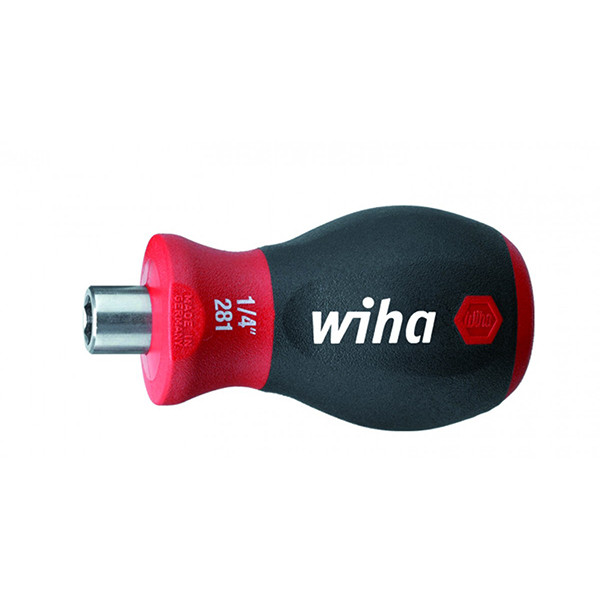 Wiha Tools WIHA-28103 1/4in SoftFinish Stubby Bit Holder Magnetic