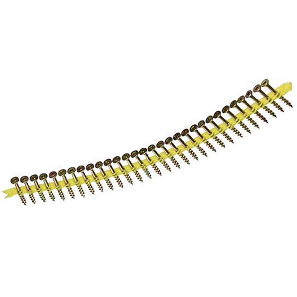 Simpson Strong-Tie SIM-WSC112S #8 x 1-1/2in Square Drive Flat Head WSC Collated Wood Screws (2,000-Pack)