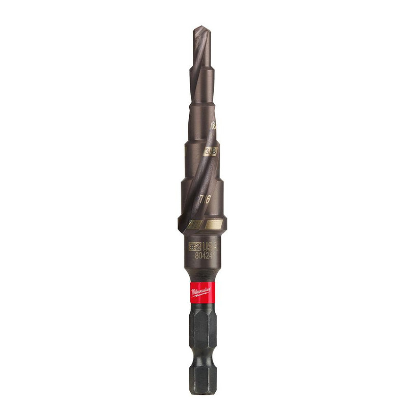Milwaukee MIL-48-89-9242 3/16-1/2 Step Bit #2 Shockwave