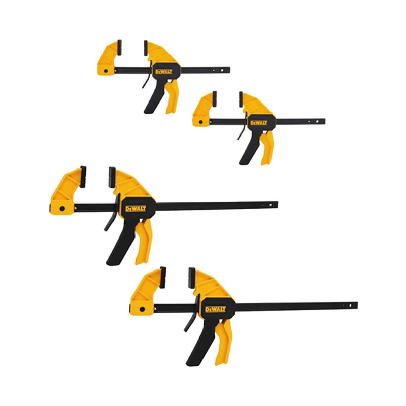 DEWALT DEW-DWHT83196 4-Pack Medium and Large Trigger Clamps