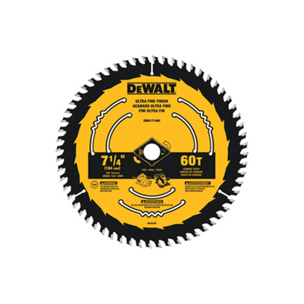 DEWALT DEW-DWA171460 7-1/4in x 60T Circular Saw Blades