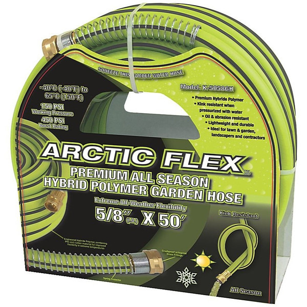 King Canada KING-K-5058GH 5/8in X 50ft Premium Hybrid Polymer Garden Hose