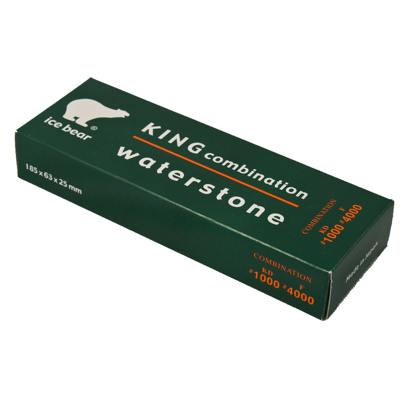 SILKY KI-1000/4000KS2X 185 x 62 x 25mm Japanese WaterStones 1000/4000 GRIT Combination Stone