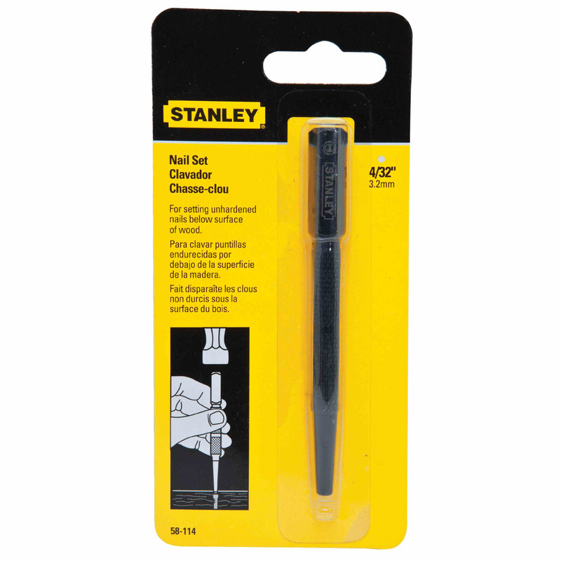 Stanley ST-58-114 4/32in Steel Nail Set