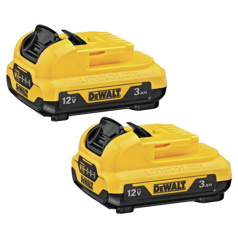 DEWALT DEW-DCB124-2 12V 3.0Ah Lithium-Ion Battery 2-Pack