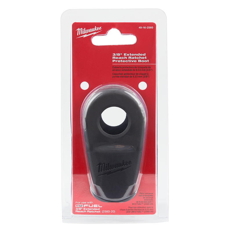 Milwaukee MIL-49-16-2560 M12 Fuel 3/8in Extended Reach Ratchet Rubber Boot