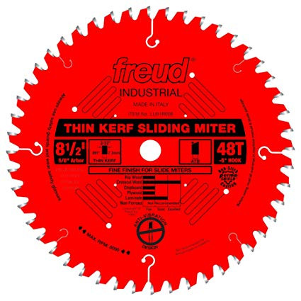 Freud FRE-LU91R008 8-1/2in x 48T Thin Kerf Sliding Compound Miter Saw Blade