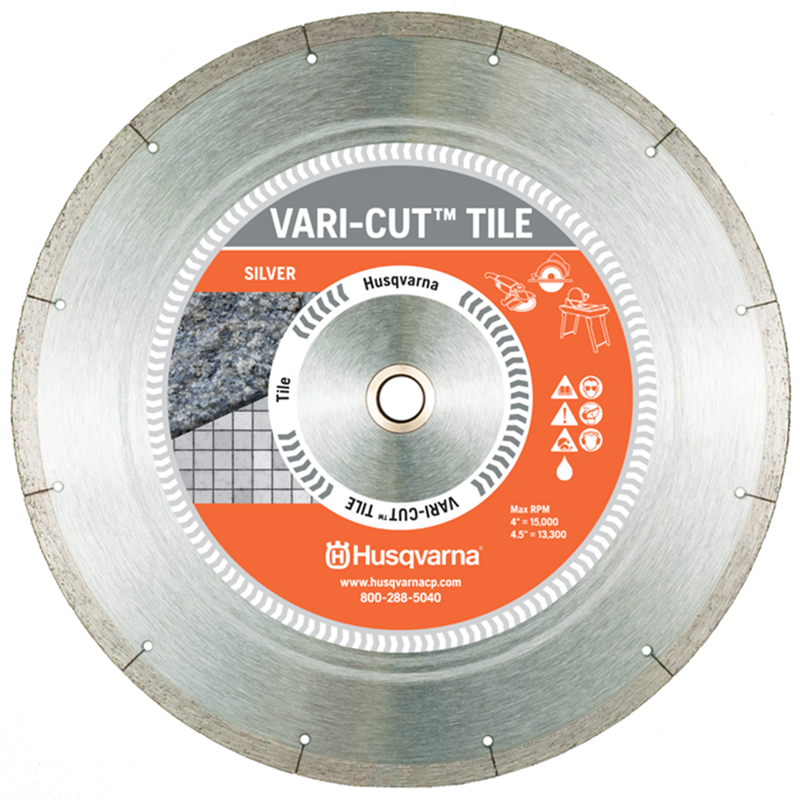 Husqvarna HUSQ-542761281 4in Varicut Porcelain Tile Blade