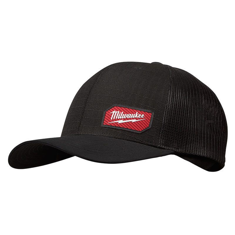 Milwaukee MIL-505B GRIDIRON Snapback Trucker Hat - Black