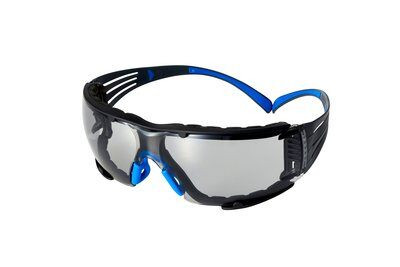 3M-SF402SGAF-BLU-F SecureFit Protective Eyewear 400 Series, Grey Scotchgard Anti-Fog Lens, Removable Foam Gasket