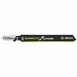 Bosch BOS-T128BHM1 1Pc 3-5/8in. 14 TPI Carbide-Strip Special for Laminates T-Shank Jig Saw Blade