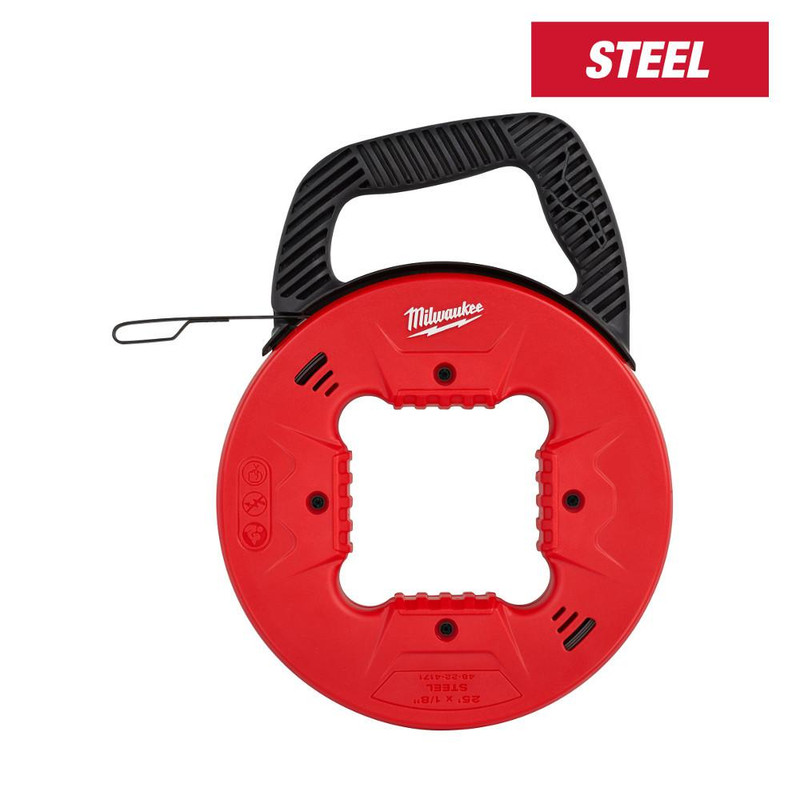 Milwaukee MIL-48-22-4181 25ft 1/4in Steel Fish Tape