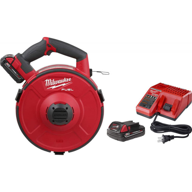 Milwaukee MIL-2873A-22 M18 FUEL Angler 120ft Steel Pulling Fish Tape Kit