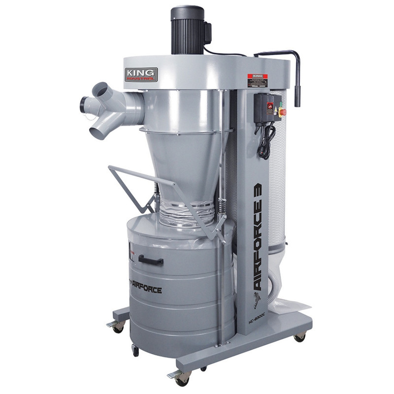 King Canada KING-KC-8300C 3 HP Cyclone Dust Collector